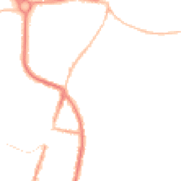Night-time road noise heatmap for CO15 3PF