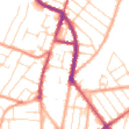 Daytime road noise heatmap for CO15 3QP