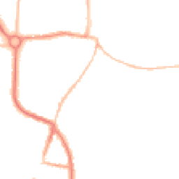 Night-time road noise heatmap for CO15 3RP