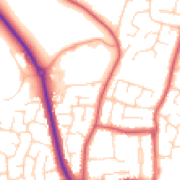 Daytime road noise heatmap for CO15 3UA