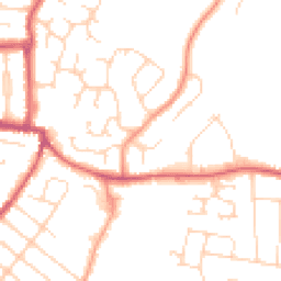 Daytime road noise heatmap for CO15 4AY