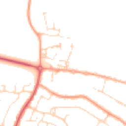 Daytime road noise heatmap for CO15 4BB