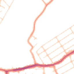 Daytime road noise heatmap for CO15 4BH