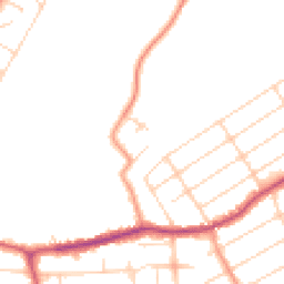 Daytime road noise heatmap for CO15 4BL