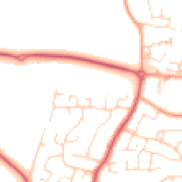 Daytime road noise heatmap for CO15 4BN