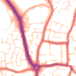 Daytime road noise heatmap for CO15 4EX