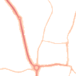Night-time road noise heatmap for CO15 4EX