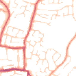 Daytime road noise heatmap for CO15 4HH