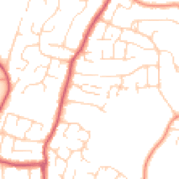 Daytime road noise heatmap for CO15 4NW