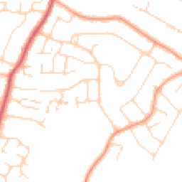 Daytime road noise heatmap for CO15 4PA