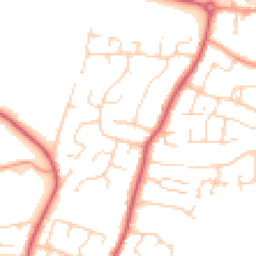Daytime road noise heatmap for CO15 4PT