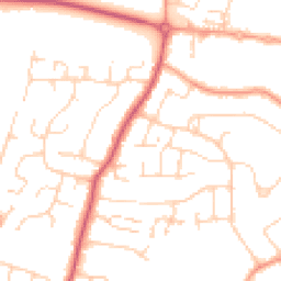 Daytime road noise heatmap for CO15 4QF