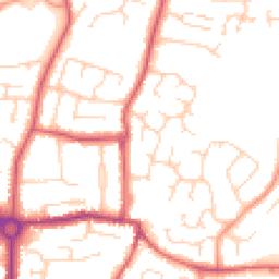 Daytime road noise heatmap for CO15 4QP