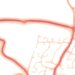 Daytime road noise heatmap for CO15 4US