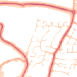 Daytime road noise heatmap for CO15 4UZ