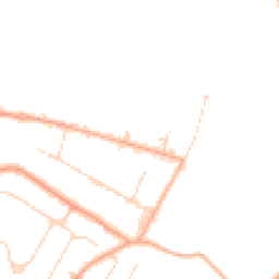 Daytime road noise heatmap for CO15 4XA