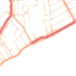Daytime road noise heatmap for CO15 5AG