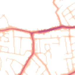 Daytime road noise heatmap for CO15 5AX