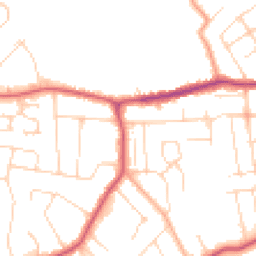 Daytime road noise heatmap for CO15 5AY