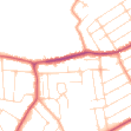 Daytime road noise heatmap for CO15 5BB