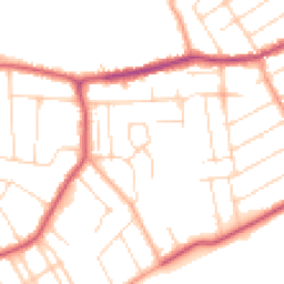 Daytime road noise heatmap for CO15 5BJ