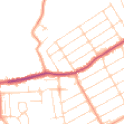 Daytime road noise heatmap for CO15 5BX