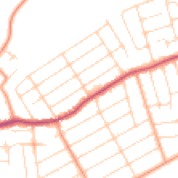 Daytime road noise heatmap for CO15 5DE