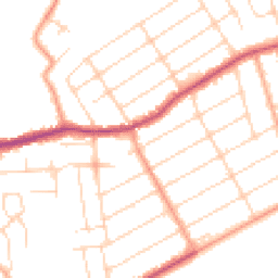 Daytime road noise heatmap for CO15 5EP