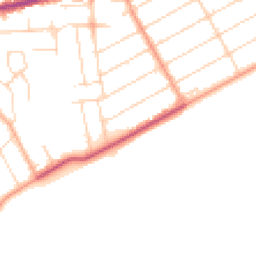 Daytime road noise heatmap for CO15 5HL