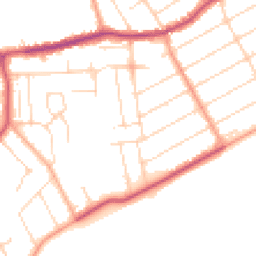 Daytime road noise heatmap for CO15 5HW