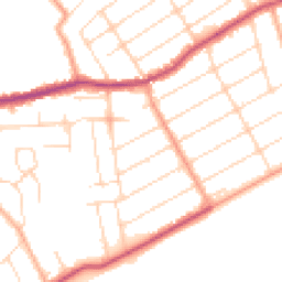 Daytime road noise heatmap for CO15 5LH