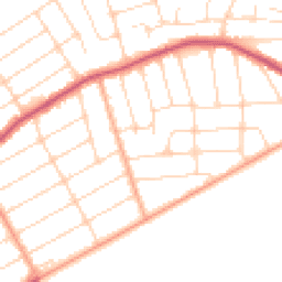 Daytime road noise heatmap for CO15 5PB
