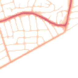 Daytime road noise heatmap for CO15 5QD