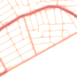 Daytime road noise heatmap for CO15 5QH