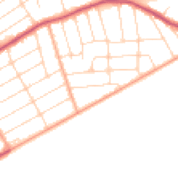 Daytime road noise heatmap for CO15 5QQ