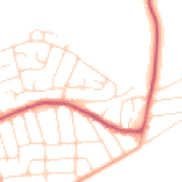 Daytime road noise heatmap for CO15 5QX