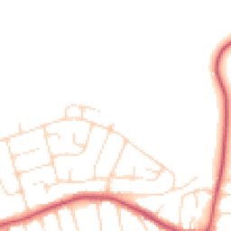 Daytime road noise heatmap for CO15 5RL