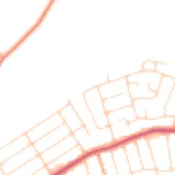 Daytime road noise heatmap for CO15 5SE