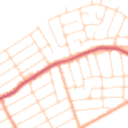 Daytime road noise heatmap for CO15 5UR