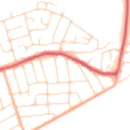 Daytime road noise heatmap for CO15 5UX