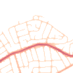 Daytime road noise heatmap for CO15 5XP