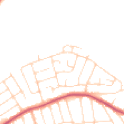 Daytime road noise heatmap for CO15 5XR