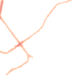 Night-time road noise heatmap for CO15 6AN