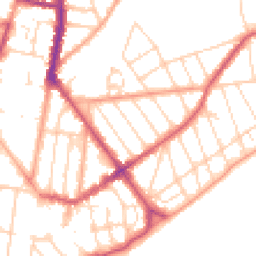 Daytime road noise heatmap for CO15 6BU