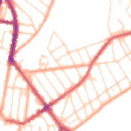 Daytime road noise heatmap for CO15 6DE