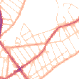 Daytime road noise heatmap for CO15 6ER