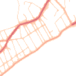 Daytime road noise heatmap for CO15 6HN