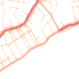 Daytime road noise heatmap for CO15 6JE