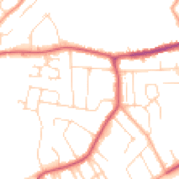 Daytime road noise heatmap for CO15 6LU