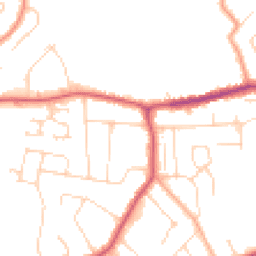 Daytime road noise heatmap for CO15 6NS